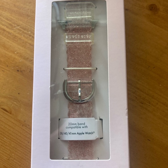 kate spade Accessories - Kate Spade Pink Glitter Apple Watch Band 38/40/41